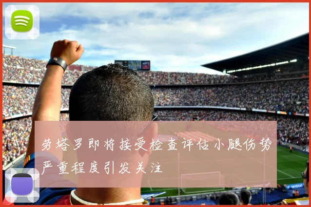 劳塔罗即将接受检查评估小腿伤势严重程度引发关注